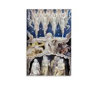 XuXueCC William Blake Giclee Wall Art Prints Paintings Poster When The Morning Stars Sang Together Artworks Canvas Room Aesthetic Wall Art Prints Home Modern Decor Unframe 12x18inch(30x45cm)