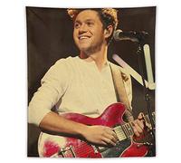 XUYANG Niall Horan Music Star Singer Irish Poster Wall Art Tapestry Gifts Bedroom Prints Home Decor Hanging Picture Polyester Painting Tapestries 50"x60"