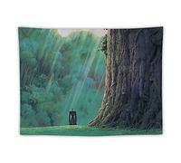 XUYANG Studio Ghibli Anime Castle in The Sky Poster Art Print Polyester Painting Tapestry Wall Tapestries Bedroom Home Decor Gift Room Aesthetic 30"x40"