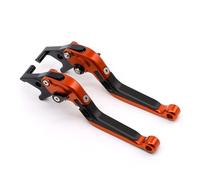 XuYingBhd Brake Clutch Lever for NMAX 160 155 125 2015-Present Clutch Lever Brake Lever Set Adjustable Folding Handle Levers Motorcycle Accessories(OR.BK.OR.BK)