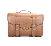 XuYingBhd Motorcycle Tail Bag for Cruiser for Touring for Sportster for XL883 1200 for Brixton for Crossfire 500 Motorcycle Rear Seat Bag Waterproof Tail Bag Luggage Bag(Brown)