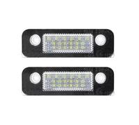 XuYingBhd Number License Plate Lamps For Fiesta For MK5 For Fusion For Mondeo For Mk2 2pcs Error Free White LED License Number Plate Lights Lamps