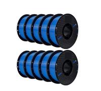 xuyuyan 10KG PLA Filament PETG 3d Filament 1.75mm For 3D Printer Filament 10rolls/set Mixed Colors And Materials FDM Printing(10 KG PETG Blue)
