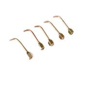 xuyuyan Brass Long Torch Tips with Big Nozzle for Jewelry Tool Goldsmith Little Torch Oxygen Welding Gun Torch Holder(Green)