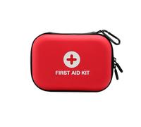 XUZAOJUN Car Emergency Kit,Outdoor Travel Medical First Aid Storage Bag,Suitable for Emergency Trauma Medical Kit Supplies,Waterproof,Home,Car,Travel,Mountaineering(Red,6.9x4.9x2.1in)
