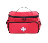 XUZAOJUN Family Medical First Aid Kit Bag,Empty First Aid Storage Bag,Large Capacity Multi-Pocket Categorized Storage for Outdoor Emergencies,Home,Camping,Car