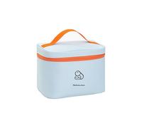 XUZAOJUN Portable Home Travel Drug Storage Bag, Medical First Aid Kit,Large Capacity Medical Emergency Box,Medicine Storage Bag,Suitable for Outdoor,Home,Vehicle(Blue,8.3x5.9x6.3in)