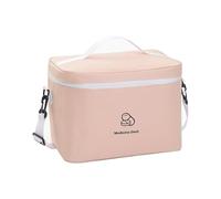 XUZAOJUN Portable Home Travel Drug Storage Bag, Medical First Aid Kit,Large Capacity Medical Emergency Box,Medicine Storage Bag,Suitable for Outdoor,Home,Vehicle(Pink,11.8x8.3x8.3in)