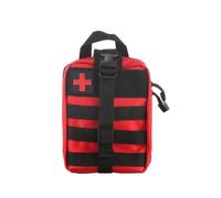 XUZAOJUN Tactical Waist Pack Multi-Functional Outdoor Mountaineering Lifesaving Kit,Portable Medical First Aid Kit,Traveler's Organizer for Outdoor,Vehicle,Camping(Red)