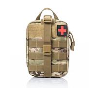 XUZAOJUN Tactical Waist Pack Multi-Functional Outdoor Mountaineering Lifesaving Kit,Portable Medical First Aid Kit,Traveler's Organizer for Outdoor,Vehicle,Camping(Camouflage 1)