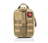 XUZAOJUN Tactical Waist Pack Multi-Functional Outdoor Mountaineering Lifesaving Kit,Portable Medical First Aid Kit,Traveler's Organizer for Outdoor,Vehicle,Camping(Mud Color)