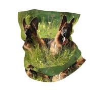 XUZHANG German Shepherd Dog Pattern, Bandana Neck Gaiter Soft Face Cover Neck Warmer Tube Half Face Mask Scarf Balaclava