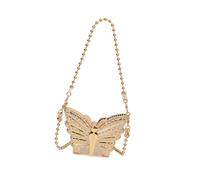 XUZHID shoulder handbag，Elegant Acrylic Shoulder Bag With Sparkling Designs Evening Purse For Parties And Social Event, Gold, As Shown
