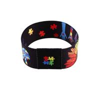 xuzhiyuan Autism Awareness Wristband Bracelet Adjustable Elastic Autism Bracelet Colorful Autism Wrist Band Bracelets for Women Men, Adjustable, nylon, no gemstone