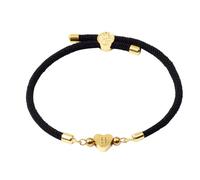 xuzhiyuan Heart Initial Bracelets 26 Letters Initial Charms Bracelet for Women A-Z Braided Bracelets Heart Handmade Adjustable Jewelry for Mom Daughter Birthday Jewelry Gift, M, Nylon, no gemstone