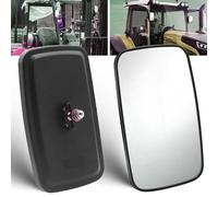 Xuzimaoyi Forklift Mirror, Universal Tractor Mirrors for Forklift Wide Angle Rearview Mirror for Truck Tractor Reaplacement (2 Pack Black)