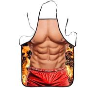 XUZOPIM Cooking Apron Kitchen Apron Funny Apron Waterproof For Men Women Gift For Party Costume Grill Muscleman Funny Gifts For Men