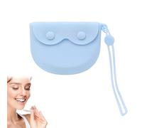 XUZOPIM Dental Device Holder, Silicone Dental Device Holder, Durable And Easy To Clean Dental Device Case, Dental Bite Holder With Vent Holes Orthodontic Box