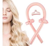 XUZOPIM Long Curler For Bushing, Hair Curler, Curler Band, No Heat, Velvet, Soft Curler Band For Medium Long Hair Curler For Bushing(Pink)