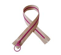 XUZWMAGZJ Invisible Zips,Nylon Zipper, 2Pcs 15cm/20cm/30cm/40cm Resin Zippers Pull Ring Zipper Head DIY Sewing Handwork Bag Garment Accessory No.4,20cm(No.2,15cm)
