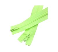 XUZWMAGZJ Invisible Zips,Nylon Zipper, 2Pcs 5# Double Opend End Zip Resin Zippers 50/200cm Down Jacket/Overcoat Zip Craft Sewing Accessories Color 5,50cm(Color 21,200cm)