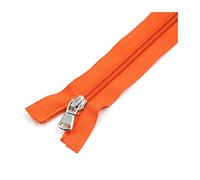 XUZWMAGZJ Invisible Zips,Nylon Zipper, 4Pcs 5# Nylon Zippers 40/60/70cm Open End Zip for Closure Sewing DIY Bags Clothing Garment Accessories Tailor Craft Red,60cm(Orange,70cm)