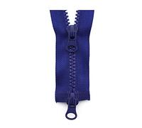 XUZWMAGZJ Invisible Zips,Nylon Zipper, 5# 80/90/100/120/150cm Double Sliders Plastic Resin Colorful Zipper for Clothes Garment Sewing Accessories Red,90cm(Royal Blue,80cm)