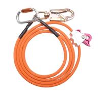 Xuzxinze Climbing Flip Line Kit with Steel Core Rope and Carabiner Grab | Includes fixed rope grab, triple lock carabiner, and steel swivel snap for secure work around chainsaws and high branches.
