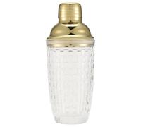 Xuzxinze Glass Cocktail Shaker Set 13oz with Leakproof Lid for Mess-Free | Leakproof lid keeps shakes mess-free, while thick clear glass shows color layers for striking cocktails on the bar.