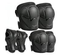 Xuzxinze Kids Protective Gear Set Knee Elbow Wrist Guards for Skating 3-10 | Comes with a handy storage bag for easy transport and organization, ideal for skate parks, trips, and on-the-go protection.