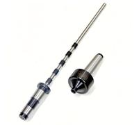 Xuzxinze Pen Turning Mandrel 2MT Stainless Steel Kit for Lathe Hobbyists | Designed for lathe hobbyists, this 2MT mandrel slides through the live center bore for quick mounting and precise alignment.