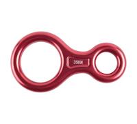 Xuzxinze Rock Climbing Carabiner Figure 8 Descender for Abseiling Downhill | Designed to simplify abseiling and downhill runs, this 35KN aluminum carabiner doubles as a reliable belay device outdoors.
