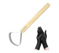 Xuzxinze Scraper Fleshing Tool forHides Scraper Flesher Tanning forSupplies Leather Making Tools Fur Handling