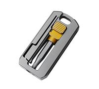 Xuzxinze Screwdriver Titanium Alloy Portable Adjustable Small Service | Titanium alloy construction; portable for on-the-go maintenance; adjustable screwdriver head for various tasks.