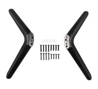 Xuzxinze TV Stand Universal Base for Table Top TV, Stable Pedestal Feet | Package includes all installation screws and accessories, plus washers and an instruction sheet for simple tool-free setup.