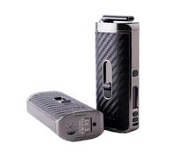 XVAPE ACE Premium 3-in-1 Vaporiser Presented by Captivate, For Dry Herb, Wax, Concentrate, Removable Battery, Slide To Empty, Bubbler Available Seperately (No Nicotine) (Black)