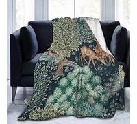 XVBCDFG Blankets, William Morris The Brook Throwing Blanket Super Soft Micro-Fleece Blanket Soft and Stylish Warm Blanket for Adult Parents and Children On The Sofa Bed Suitable, 60x50 inc