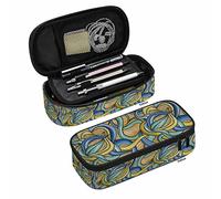 XVBCDFG Indian Elephant Pen Bag Abstract Floral Large Pencil Case Big Capacity Pencil Pouch Pencil Holder Colorful