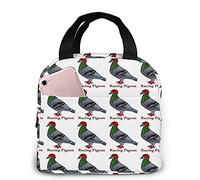 XVBCDFG Lunch Bag Pigeon Racing Lunch Box Insulated Bag Tote Bag for Men/Women Work Travel