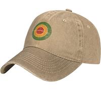 XVBCDFG Men & Women's Washed Dyed Unique Print with Thievery-Corporation Logo Adjustable Denim Hat