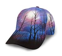 XVBCDFG Starry Night Stranger Forest Trees Things Baseball Cap Summer Caps Vintage Dad Cap UnisexTrucker Hat