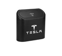 XVBFSC 1 Pack Car Bin for Tesla Model X Plaid 2021-, Car Waste Bin Vehicle Small Rubbish Bin Car Accessories Organiser for Door Pocket