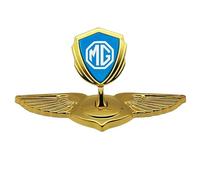 XVBFSC 2 PCS Car Stickers for MG 3 2011-2023, Waterproof & Easy To Apply Self-Adhesive Decoration Decoration Exterior Accessories,Gold blue-B