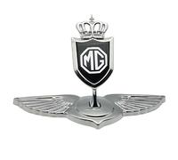 XVBFSC 2 PCS Car Stickers for MG 3 Excite 2017-2020, Waterproof & Easy To Apply Self-Adhesive Decoration Decoration Exterior Accessories,Silver black-C