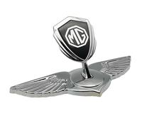 XVBFSC 2 PCS Car Stickers for MG 6 S 2011, Waterproof & Easy To Apply Self-Adhesive Decoration Decoration Exterior Accessories,Silver black-B