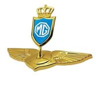 XVBFSC 2 PCS Car Stickers for MG HS SE Exclusive Trophy 2021-2023, Waterproof & Easy To Apply Self-Adhesive Decoration Decoration Exterior Accessories,Gold blue-C