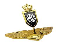XVBFSC 2 PCS Car Stickers for MG ZS ZS Hybrid, Waterproof & Easy To Apply Self-Adhesive Decoration Decoration Exterior Accessories,Gold black-C
