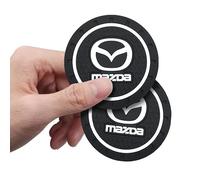 XVBFSC 2PCS Car Cup Coaster for Mazda 2 III Sedan(DL) 2019-2022, Car Holder Insert Non-Slip Cup Holder Coasters Car Accessories Interior
