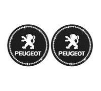 XVBFSC 2PCS Car Cup Coaster for Peugeot 208 2019-2024, Car Holder Insert Non-Slip Cup Holder Coasters Car Accessories Interior