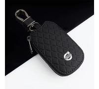 XVBFSC Car Key Holder for Volvo EX30 2023 2024, Car Fob Protector Portable Fashionable Key Card Wallet Holder Keychain Wallet,Bla-ck